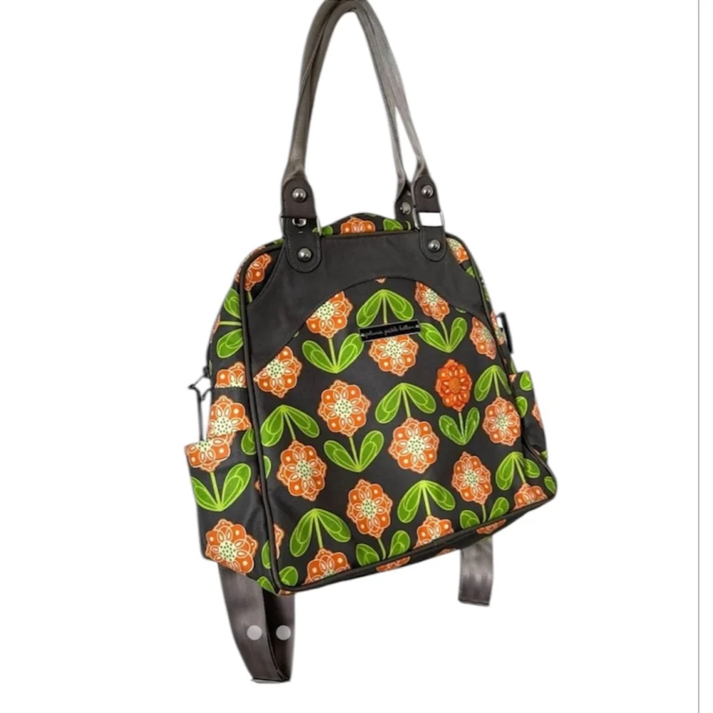 Petunia Pickle Bottom Santiago Sunset Sashay Satchel Floral Backpack Diaper Bag